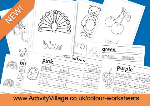 New Handwriting Worksheets for our Colour Topic New Handwriting Worksheets for our Colour Topic