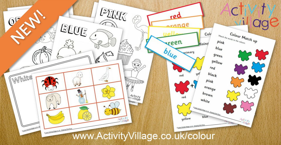 New Colour Worksheets, Colouring Pages and Printables New Colour Worksheets, Colouring Pages and Printables