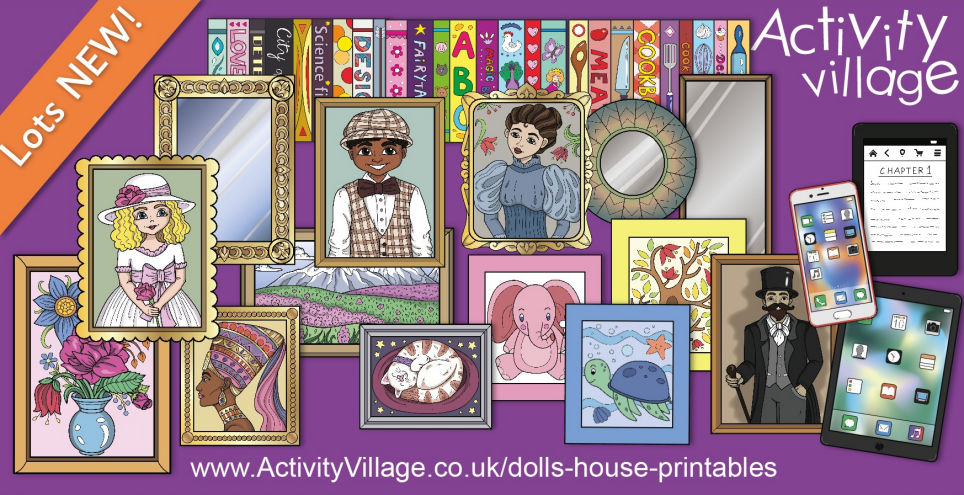 New Dolls House Printables for Fans of Miniatures