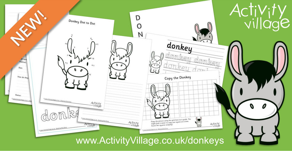 New Donkey Printables