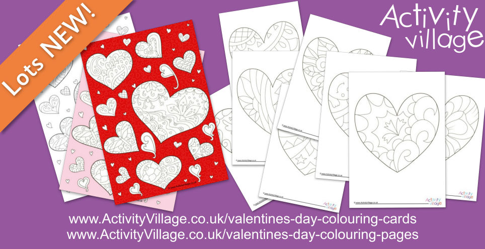 New Doodle Valentine's Day Colouring Pages and Cards New Doodle Valentine's Day Colouring Pages and Cards