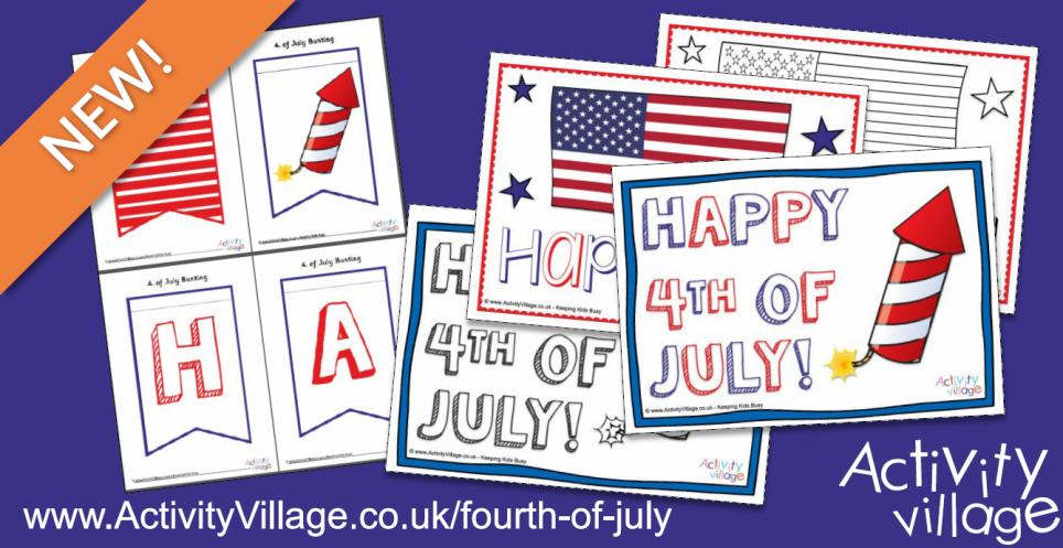 New Fourth of July Printables!