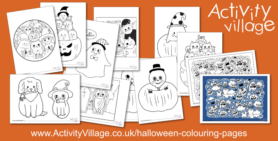 New Halloween Colouring Pages