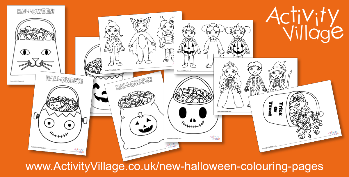 New Halloween Colouring Pages