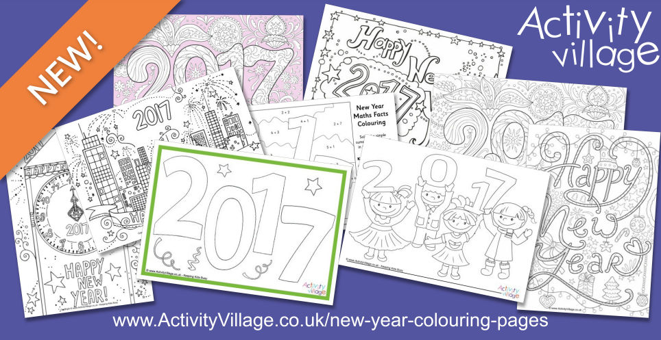 New New Year Colouring Pages for 2017 New New Year Colouring Pages for 2017