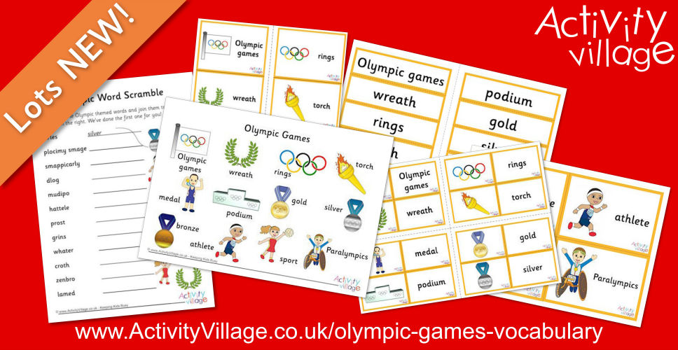 New Olympic Games Vocabulary Fun