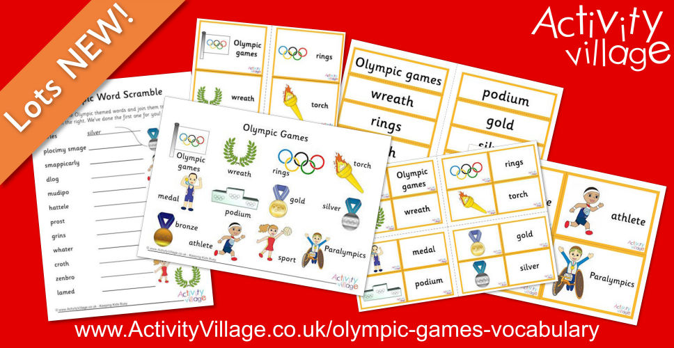 New Olympic Games Vocabulary Fun New Olympic Games Vocabulary Fun
