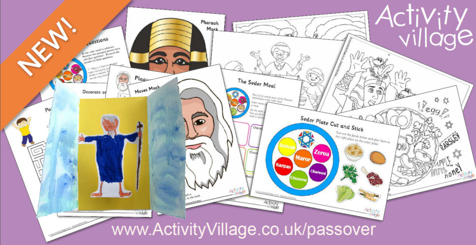 New Passover Section on Activity Village New Passover Section on Activity Village