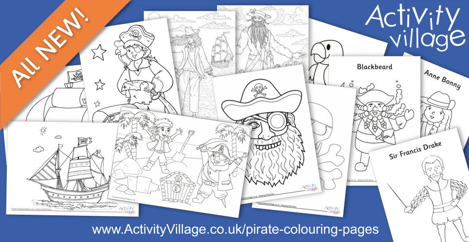 New Pirate Colouring Pages for Young and Old ... New Pirate Colouring Pages for Young and Old ...