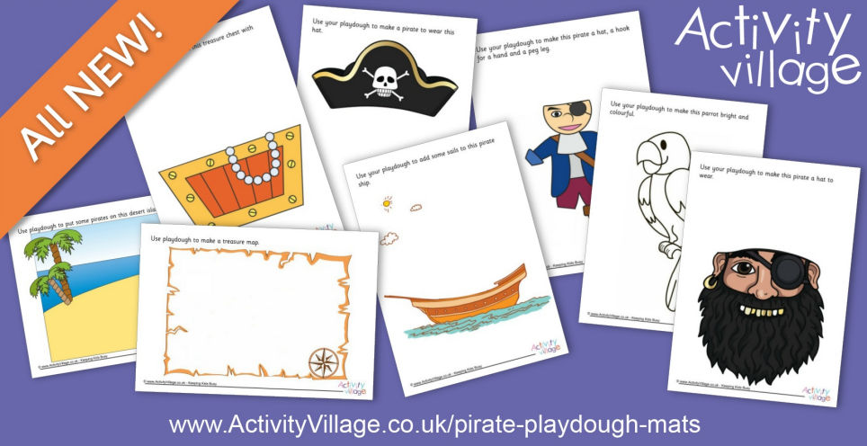 New Pirate Playdough Mats Make For Swashbuckling Fun New Pirate Playdough Mats Make For Swashbuckling Fun