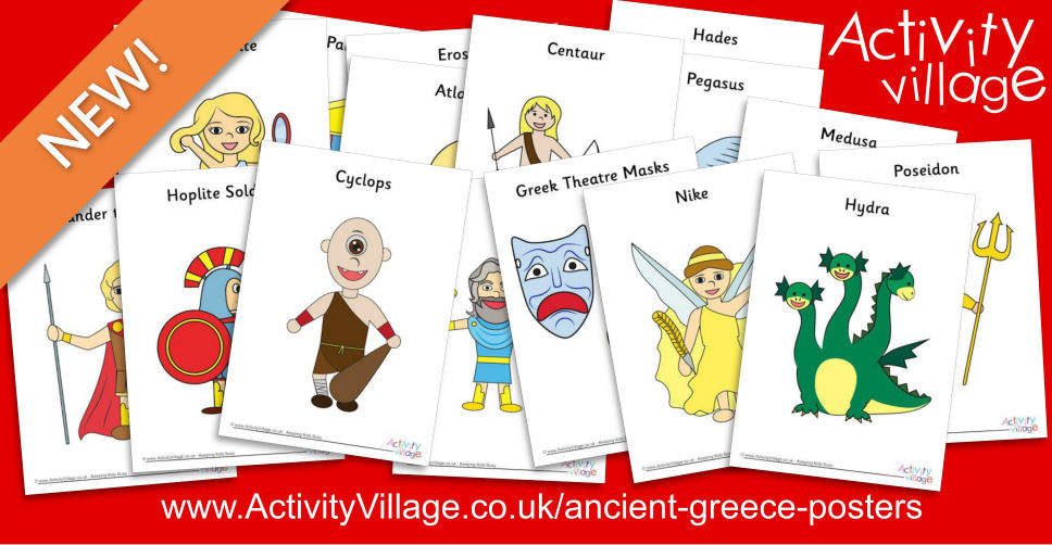 New Posters for Ancient Greece and the Greek Myths