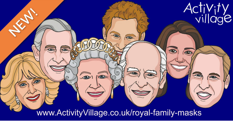 New Printable Royal Family Mask Collection