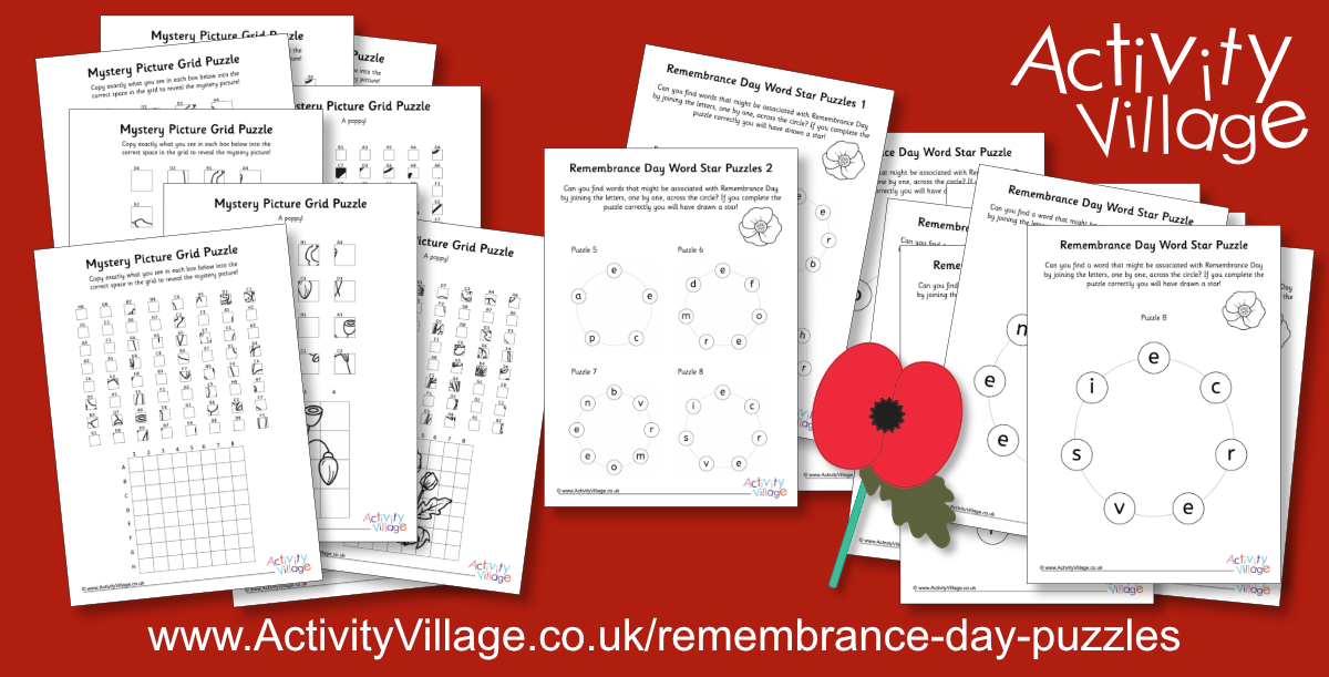 New Remembrance Day Puzzles New Remembrance Day Puzzles