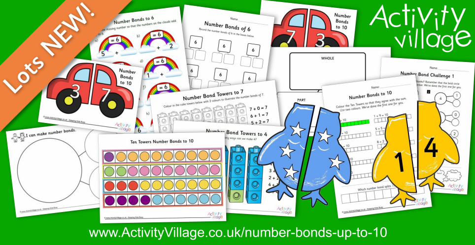 New Resources for Learning Number Bonds up to 10 New Resources for Learning Number Bonds up to 10