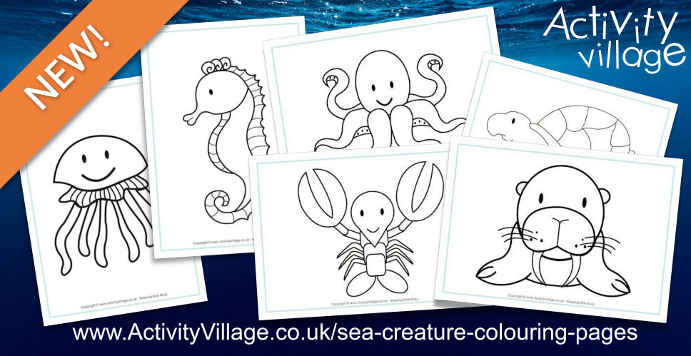 New Sea Creature Colouring Pages New Sea Creature Colouring Pages