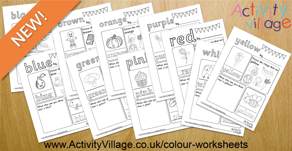 A New Set of 12 Colour Worksheets A New Set of 12 Colour Worksheets