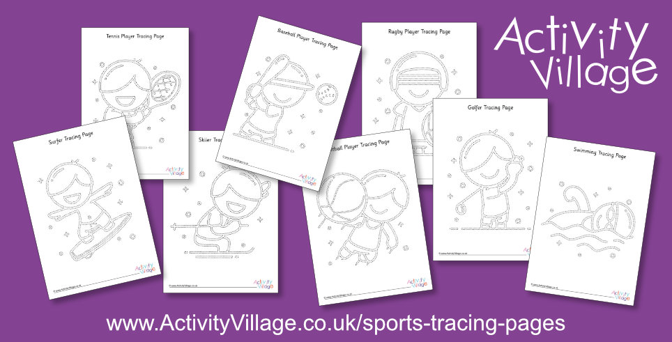 Topping Up Our Sports Tracing Pages...