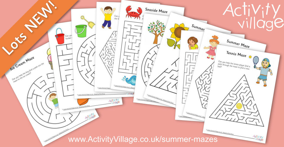 New Summer Mazes Just Added to our Existing Collection... New Summer Mazes Just Added to our Existing Collection...