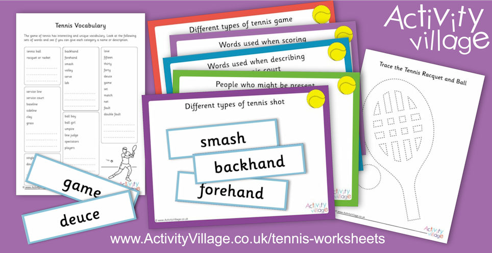 New Tennis Worksheets New Tennis Worksheets