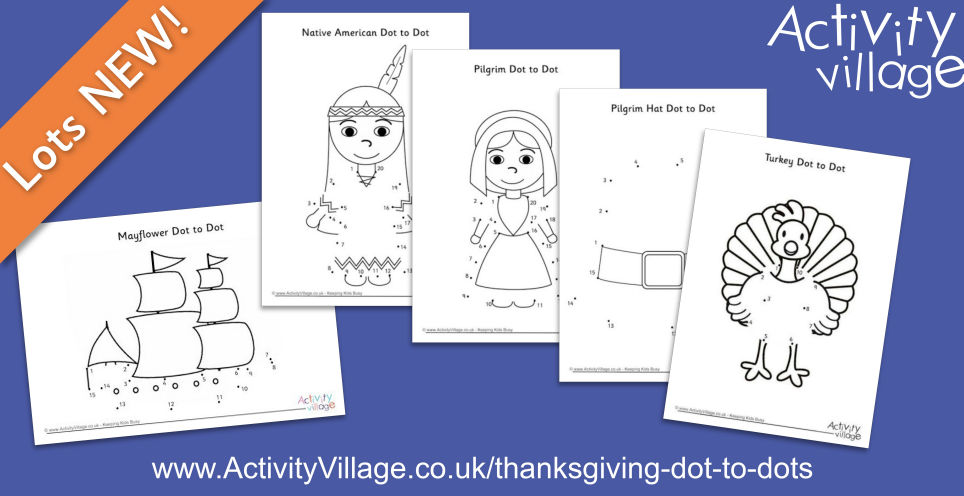 New Thanksgiving Dot to Dot Fun New Thanksgiving Dot to Dot Fun
