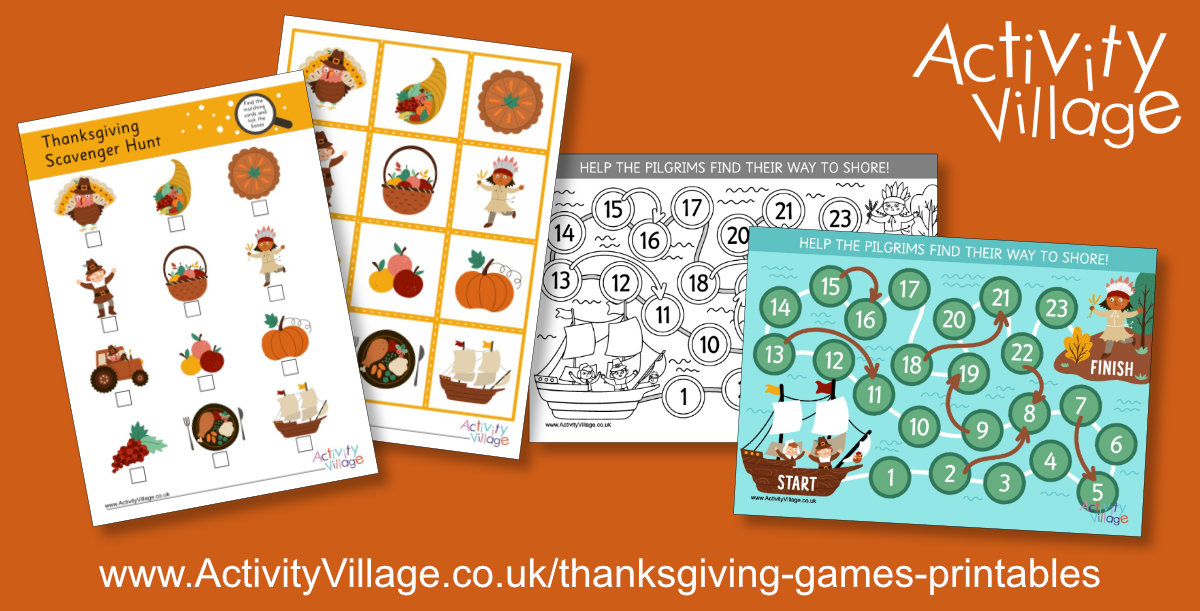 New Thanksgiving Games Printables for Children New Thanksgiving Games Printables for Children