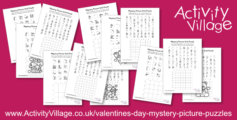 New Valentine's Day Mystery Picture Puzzles New Valentine's Day Mystery Picture Puzzles