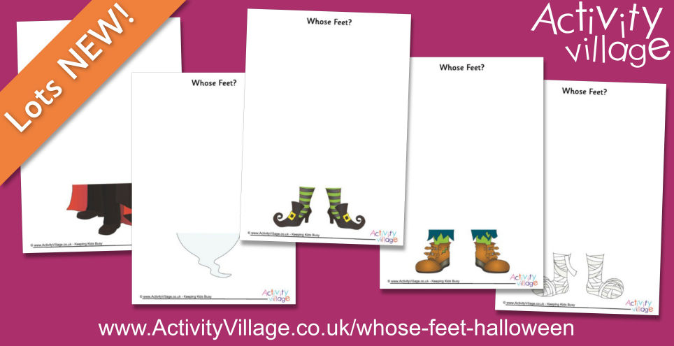New Whose Feet Halloween Creative Drawing Fun New Whose Feet Halloween Creative Drawing Fun