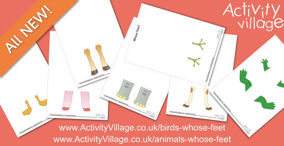 New Whose Feet - Imaginative Fun with Animals and Birds New Whose Feet - Imaginative Fun with Animals and Birds