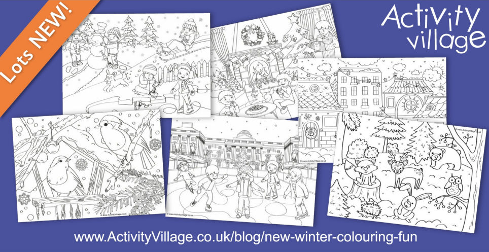 New Winter Colouring Fun