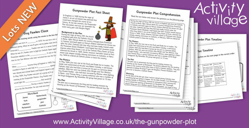 New Worksheets for the Gunpowder Plot