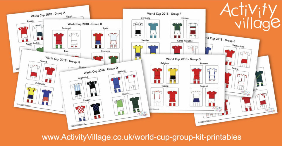 New World Cup Group Kit Printables New World Cup Group Kit Printables
