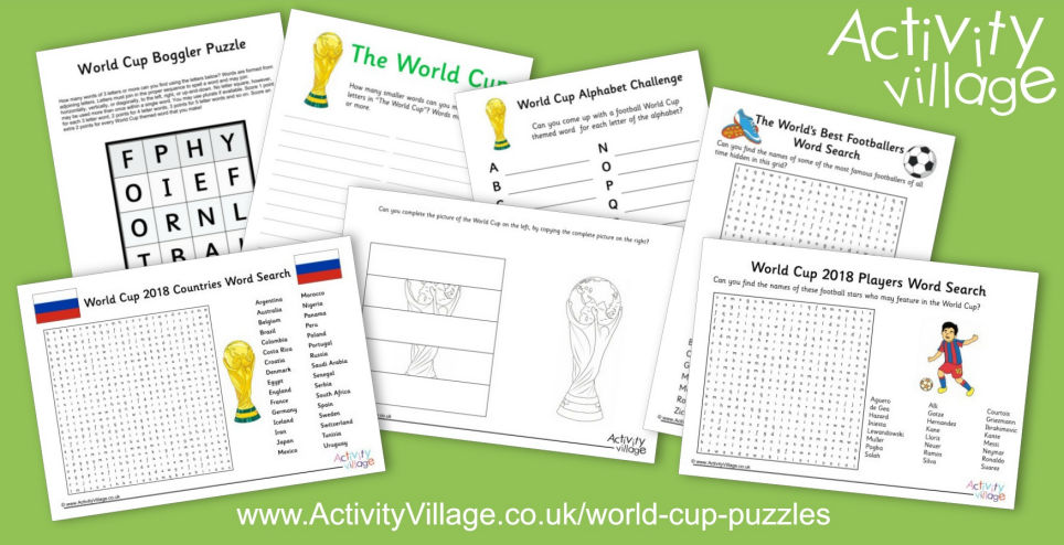 New World Cup Puzzles New World Cup Puzzles