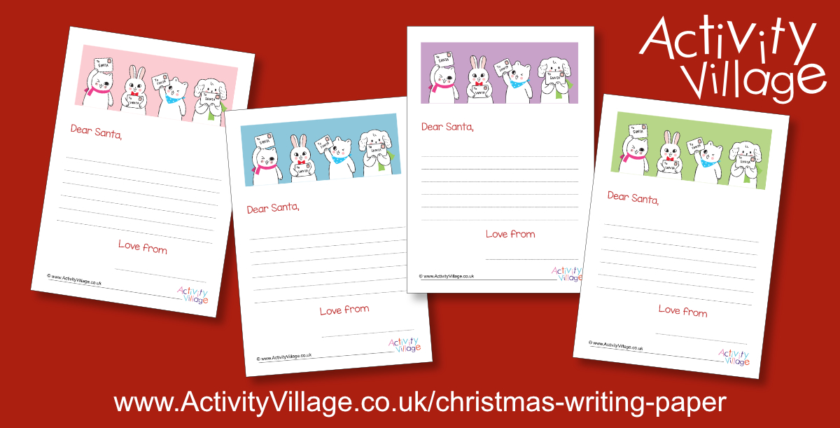 Lovely New Writing to Santa Printables Lovely New Writing to Santa Printables