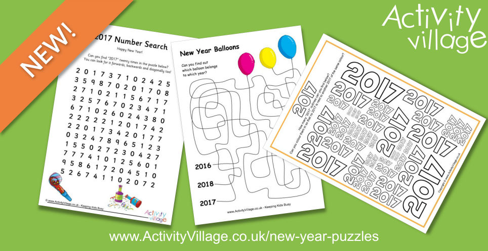New Year Puzzles Updated for 2017 New Year Puzzles Updated for 2017