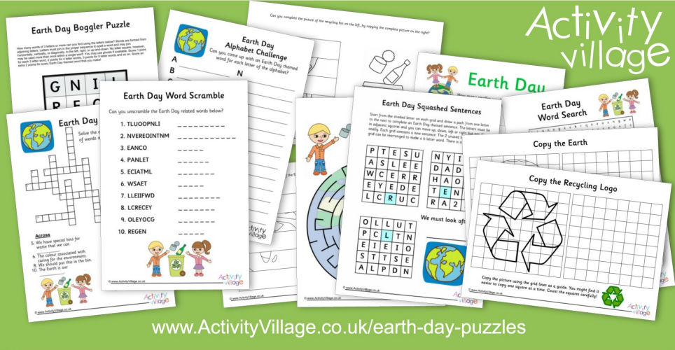 Our Fun New Earth Day Puzzles Collection Our Fun New Earth Day Puzzles Collection