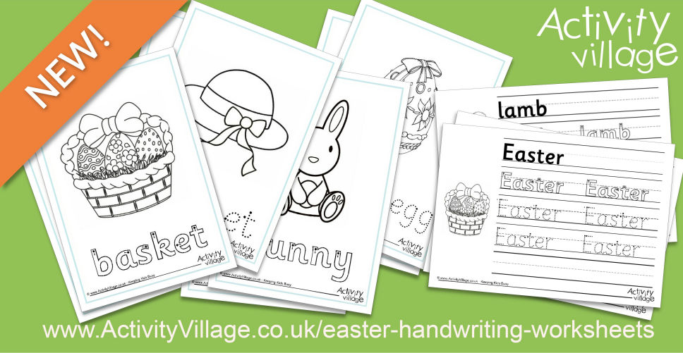 Our Handwriting Worksheets for Easter