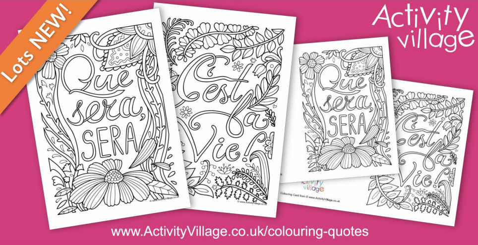 Our Latest Colouring Quote Pages and Cards Our Latest Colouring Quote Pages and Cards