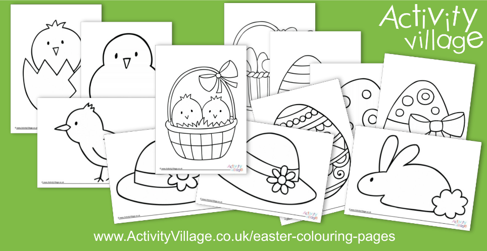 Our Latest Easter Colouring Pages