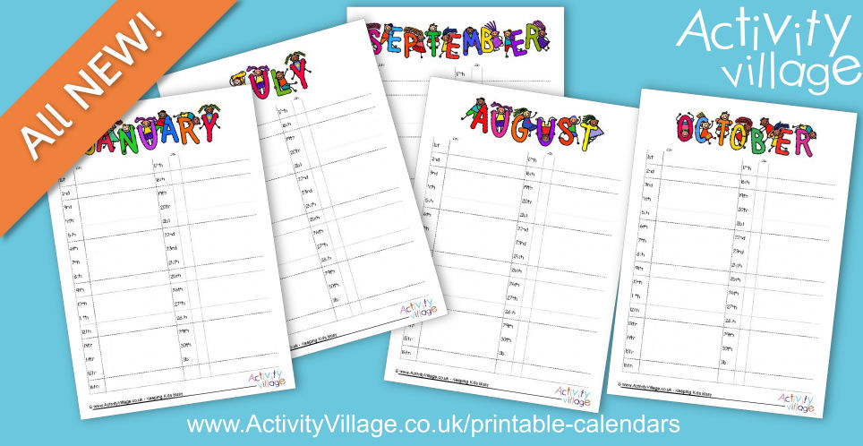 Our New Monthly Planner Pages Make Planning Your Year Ahead Fun
