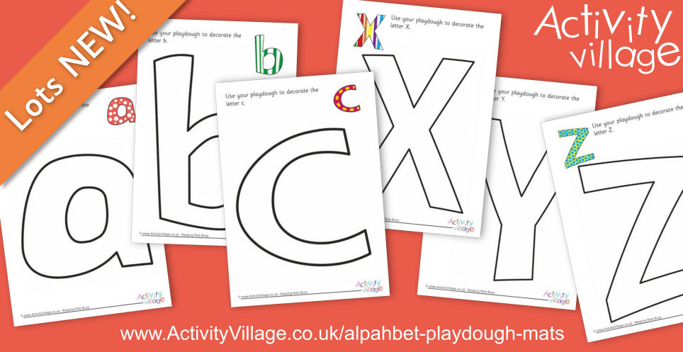 Our New Alphabet Playdough Mats Make Learning Letters Fun!