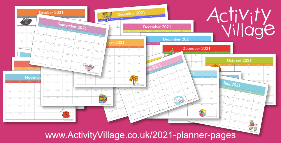New Planner Pages for 2021 New Planner Pages for 2021