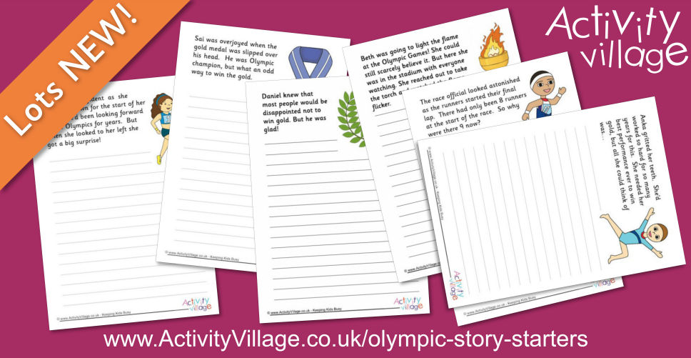 Prompt Creative Writing with our Olympic Story Starters