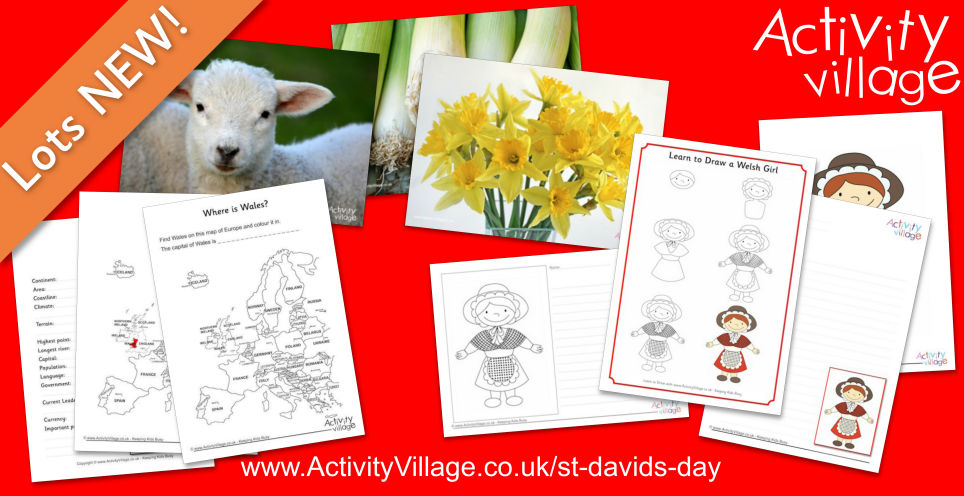 We've Refreshed our St David's Day Pages with some New Bits and Pieces