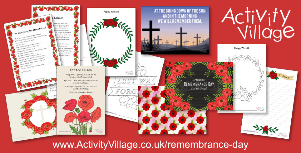 New Remembrance Day Resources Just Added...