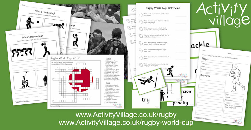 Topping Up Our Rugby World Cup 2019 Resources! Topping Up Our Rugby World Cup 2019 Resources!