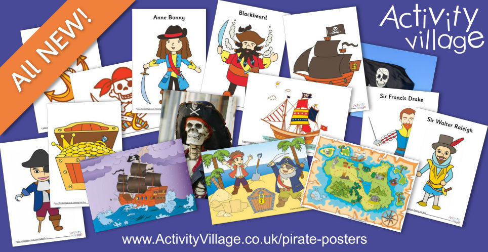 Here's A Big Bundle of New Pirate Posters!