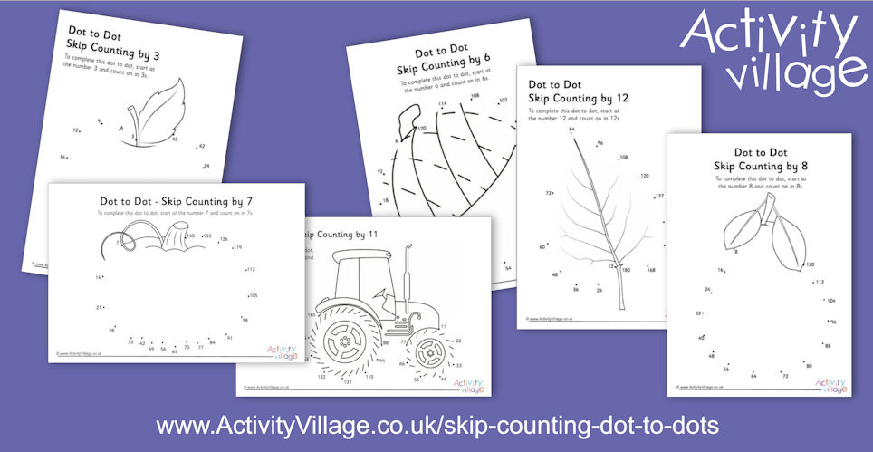 New Skip Counting Dot to Dots for Autumn New Skip Counting Dot to Dots for Autumn