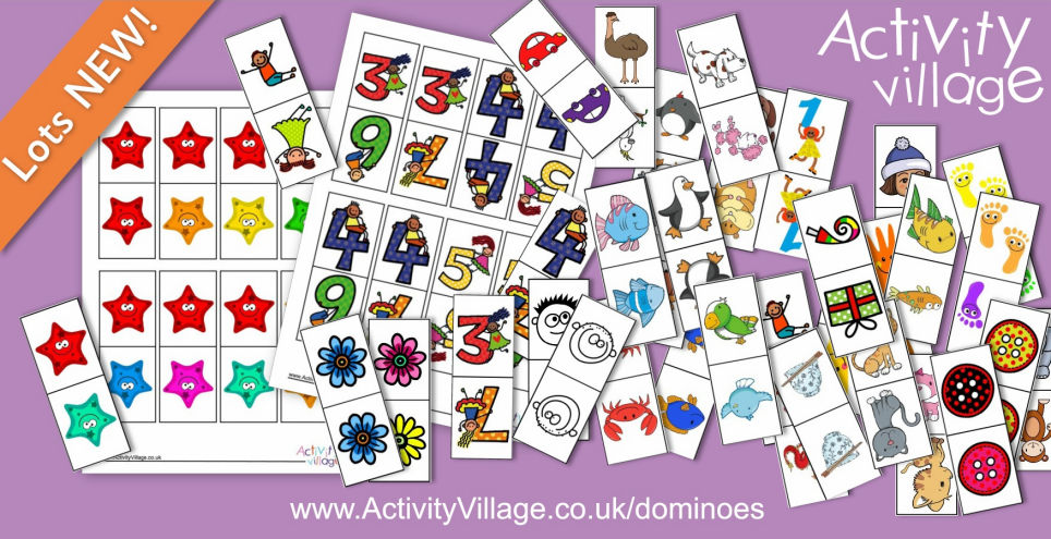 So Many New Sets of Printable Dominoes! So Many New Sets of Printable Dominoes!