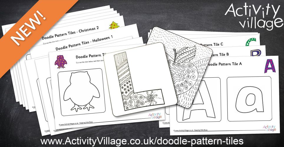 Something Brand New - Doodle Pattern Tiles! Something Brand New - Doodle Pattern Tiles!