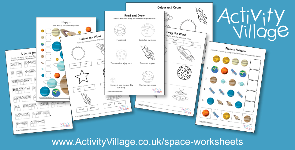 Space Worksheets for Early Learning Space Worksheets for Early Learning